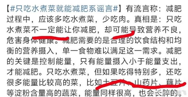 新澳今日图片分析:减肥九大谣言